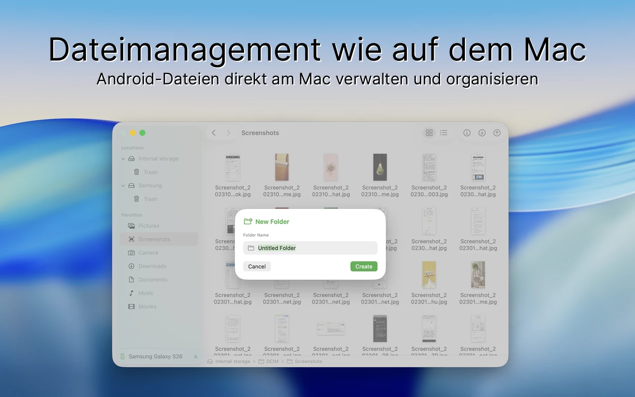Findroid Interface - Geräteverbindung